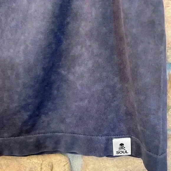 Soul Women’s Crop Tank Black Marble Soft Small - Picture 2 of 11